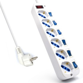 Power Socket - 6 Sockets with Switch Ewent EW3932-5M 3500W (3 m) by Ewent, Power Strips - Ref: S5626205, Price: 17,15 €, Disc...