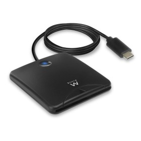 Lecteur de Cartes Intelligentes Ewent EW1055 USB C 1 m DNIe Noir de Ewent, Lecteurs de carte mémoire externes - Réf : S562622...