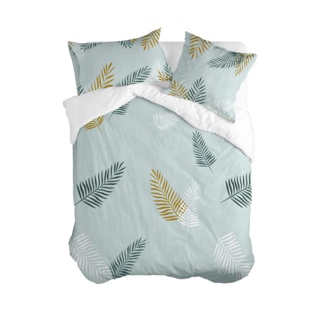 Housse de Couette HappyFriday Blanc Foliage mint Multicouleur 200 x 200 cm de HappyFriday, Couettes et housses de couette - R...