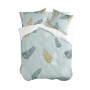 Housse de Couette HappyFriday Blanc Foliage Mint Multicouleur 140 x 200 cm de HappyFriday, Couettes et housses de couette - R...