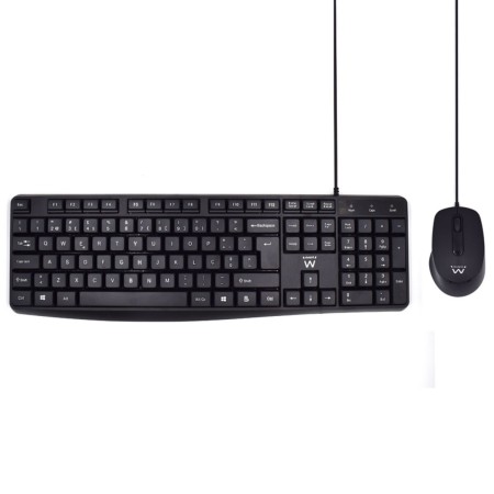 Teclado Ewent Negro QWERTY de Ewent, Teclados - Ref: S5627552, Precio: 13,93 €, Descuento: %