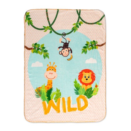 Decke HappyFriday Mr Fox Wild Bunt Mikrofaser 110 x 140 cm von HappyFriday, Decken - Ref: D1611034, Preis: 55,43 €, Rabatt: %