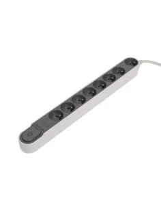 Regleta Enchufes 4 Tomas con interruptor Silver Electronics Blanco | Tienda24 Tienda24.eu