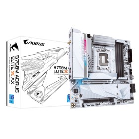 Motherboard Gigabyte B760M AORUS ELITE X AX 1700 MATX INTEL B760 EXPRESS LGA 1700 by Gigabyte, Base plates - Ref: S5628018, P...