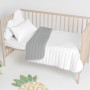 Couvre-lit HappyFriday Basic Kids Dash Gris 100 x 130 cm de HappyFriday, Boutis et couvre-lits - Réf : D1611044, Prix : 56,41...