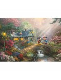 Puzzle Schmidt Spiele Mickey & Minnie (500 Peças) | Tienda24 Tienda24.eu