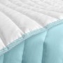 Bedspread (quilt) HappyFriday Basic Kids Dash Blue 180 x 260 cm by HappyFriday, Patchwork Quilts & Coverlets - Ref: D1611049,...