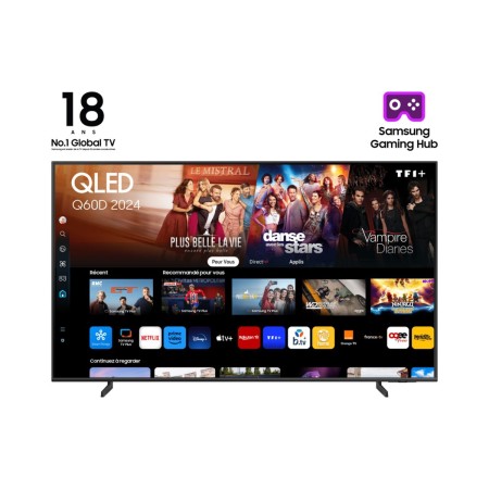 TV intelligente Samsung TQ50Q60DAUXXC 50" 4K Ultra HD LED HDR QLED de Samsung, Téléviseurs - Réf : S5629420, Prix : 695,70 €,...