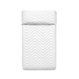 Bedspread (quilt) HappyFriday Basic Kids Arista White 100 x 130 cm by HappyFriday, Patchwork Quilts & Coverlets - Ref: D16110...