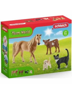 Set de Animales de Granja 2 Unidades 23 x 16 cm | Tienda24 Tienda24.eu