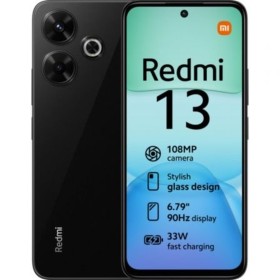 Smartphone Xiaomi Redmi 13 6,79" 6 GB RAM 128 GB Noir de Xiaomi, Smartphones et téléphones portables débloqués - Réf : S56296...