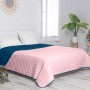 Colcha Reversível HappyFriday Basic Dash Cor de Rosa Azul Marinho 180 x 260 cm de HappyFriday, Cobertores e colchas - Ref: D1...