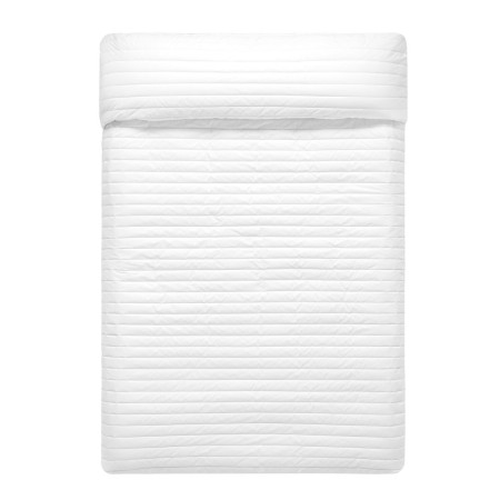 Colcha HappyFriday Basic Dash Branco 240 x 260 cm de HappyFriday, Cobertores e colchas - Ref: D1611091, Preço: 137,50 €, Desc...