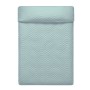 Colcha Reversível HappyFriday Basic Arista Azul Marinho Menta 240 x 260 cm de HappyFriday, Cobertores e colchas - Ref: D16110...