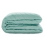 Colcha Reversível HappyFriday Basic Arista Azul Marinho Menta 240 x 260 cm de HappyFriday, Cobertores e colchas - Ref: D16110...