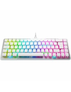 Teclado Gaming Mars Gaming MKTKLES LED RGB Qwerty Español | Tienda24 Tienda24.eu