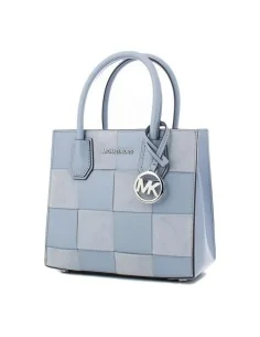 Borsa Donna Michael Kors 35S2SM9M6S-PALE-BLU-MLT Azzurro 22 x 19 x 10 cm da Michael Kors, Borse a spalla - Ref: S0364608, Pre...