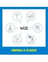 Grinalda de Luzes LED Wiz Multicolor 8 W | Tienda24 Tienda24.eu