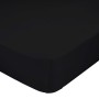 Sábana Bajera HappyFriday BASIC Negro 90 x 200 x 32 cm de HappyFriday, Sábanas y fundas de almohada - Ref: D1611114, Precio: ...