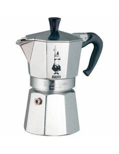 Cafeteira Italiana Bialetti 29591 Preto Aço inoxidável Alumínio 150 ml 2 Kopjes | Tienda24 Tienda24.eu