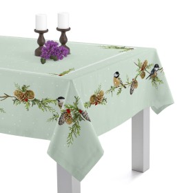 Nappe HappyFriday Xmas Sparrow Multicouleur 145 x 150 cm de HappyFriday, Nappes - Réf : D1611141, Prix : 18,19 €, Remise : %