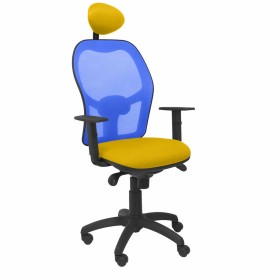 Chaise de Bureau avec Appui-tête Jorquera P&C ALI100C Jaune de P&C, Chaises et canapés - Réf : S5702750, Prix : 223,22 €, Rem...