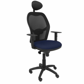 Office Chair with Headrest Jorquera P&C ALI200C Blue Navy Blue by P&C, Sofas and chairs - Ref: S5702831, Price: 223,22 €, Dis...