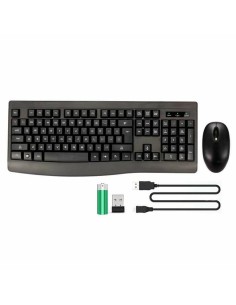 Tastatur mit Maus Logitech MK470 Qwertz Deutsch Schwarz Stahl | Tienda24 Tienda24.eu