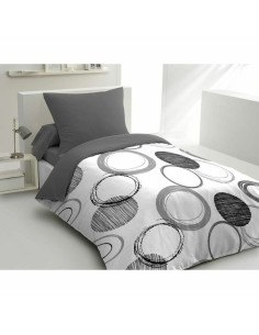 Copripiumino HOME LINGE PASSION Audace Grigio chiaro 140 x 200 cm da HOME LINGE PASSION, Piumini e copripiumini - Ref: S71848...