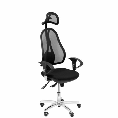 Office Chair with Headrest Socuéllamos P&C 840B21C Black by P&C, Sofas and chairs - Ref: S5703503, Price: 299,89 €, Discount: %