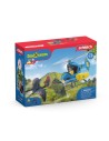 Helicóptero Schleich Dinosaurs + 5 Años 19 piezas | Tienda24 Tienda24.eu