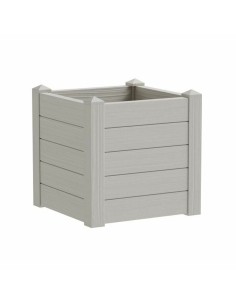 Set of Planters Samos Grey 60 x 60 x 60 cm (2 Units) | Tienda24 Tienda24.eu