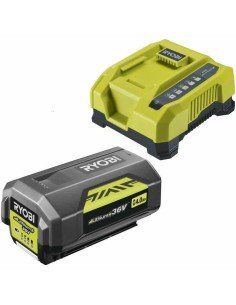 Set di caricabatterie e batterie ricaricabili Ryobi Max Power 36 V 4 Ah da Ryobi, Accessori per utensili a batteria - Ref: S7...