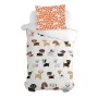 Pillowcase HappyFriday Mr Fox Dogs Multicolour 60 x 70 cm by HappyFriday, Sheets and pillowcases - Ref: D1611205, Price: 7,76...