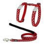 Arnés para Gato Red Dingo Style Rojo Estrella Blanco Correa | Tienda24 - Global Online Shop Tienda24.eu