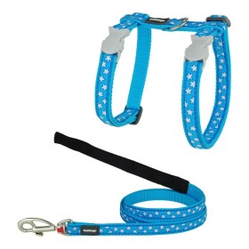 Cat Harness Red Dingo Style Turquoise Star White Strap by Red Dingo, Harnesses - Ref: S6100100, Price: 16,58 €, Discount: %