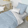 Parure de couette HappyFriday Basic Kids Bleu Lit 1 persone 2 Pièces | Tienda24 - Global Online Shop Tienda24.eu