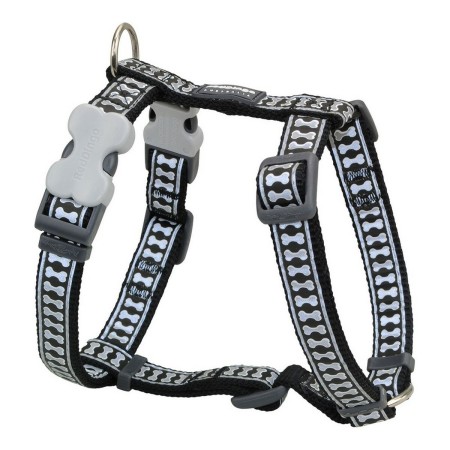 Dog Harness Red Dingo Bone Reflective 25-39 cm Black by Red Dingo, Harnesses - Ref: S6100146, Price: 13,66 €, Discount: %