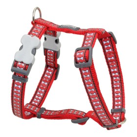 Dog Harness Red Dingo Bone Reflective 25-39 cm Red by Red Dingo, Harnesses - Ref: S6100147, Price: 13,66 €, Discount: %