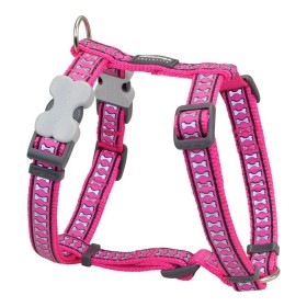 Dog Harness Red Dingo Fuchsia Bone Reflective 37-61 cm by Red Dingo, Harnesses - Ref: S6100151, Price: 19,61 €, Discount: %