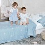 Set di copripiumino HappyFriday Basic Kids Azzurro Singolo 2 Pezzi di HappyFriday, Piumini e copripiumini - Rif: D1611219, Pr...