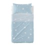 Set di Lenzuola HappyFriday Basic Kids Little star Azzurro Culla Neonato 2 Pezzi di HappyFriday, Biancheria da letto per cull...