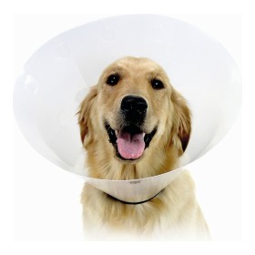 Elizabethan Dog Collar KVP Check Transparent (22-27 cm) by KVP, Collars and recovery cones - Ref: S6100235, Price: 5,82 €, Di...