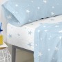 Bettlaken HappyFriday BASIC KIDS Blau 90 x 200 x 32 cm von HappyFriday, Bettlaken und Kissenbezüge - Ref: D1611226, Preis: 21...