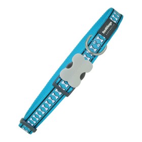 Dog collar Red Dingo Reflective Bones Turquoise (1,2 x 20-32 cm) by Red Dingo, Collars - Ref: S6100631, Price: 7,85 €, Discou...