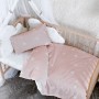 Duvet cover set HappyFriday Basic Kids Pink Baby Crib 2 Pieces | Tienda24 - Global Online Shop Tienda24.eu