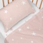 Juego de Sábanas HappyFriday Basic Kids Little star Rosa Cuna de Bebé 2 Piezas de HappyFriday, Ropa de cama para cunas - Ref:...