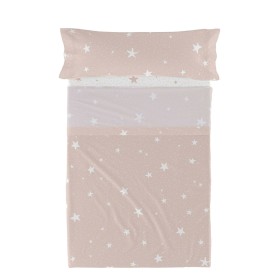 Set di Lenzuola HappyFriday Basic Kids Little star Rosa Singolo 2 Pezzi di HappyFriday, Lenzuola e federe per cuscino - Rif: ...