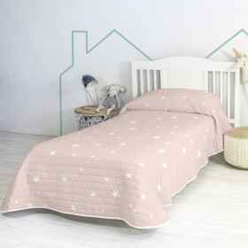 Bedspread (quilt) HappyFriday BASIC KIDS Pink 200 x 260 cm by HappyFriday, Blankets and bedcovers - Ref: D1611247, Price: 87,...