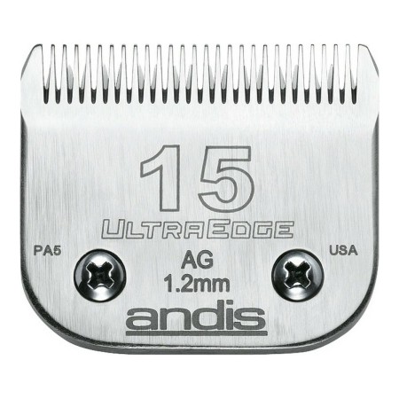 Cuchilla Andis S-15 Acero Cromado (1,2 mm) de Andis, Maquinillas eléctricas y cuchillas - Ref: S6100924, Precio: 31,17 €, Des...